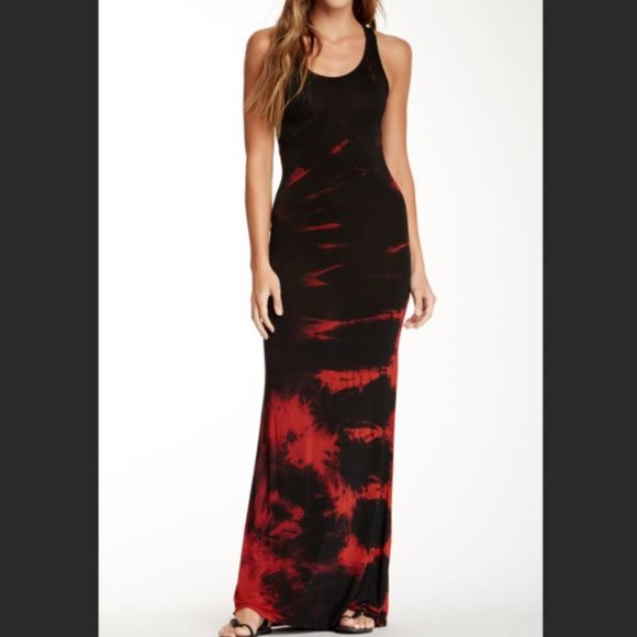 Go Couture Dresses & Skirts - Go Couture Racerback Dress Red & Black